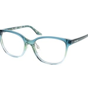 Steve Madden Gobi Blue Green Fade 50-15-135 Eyeglass Frame/Steve Madden case